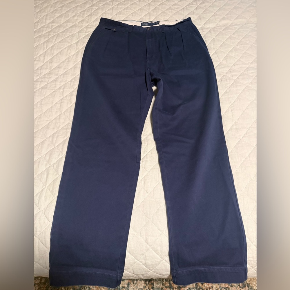 Polo Ralph Lauren Navy Blue Chino Pants 33/32